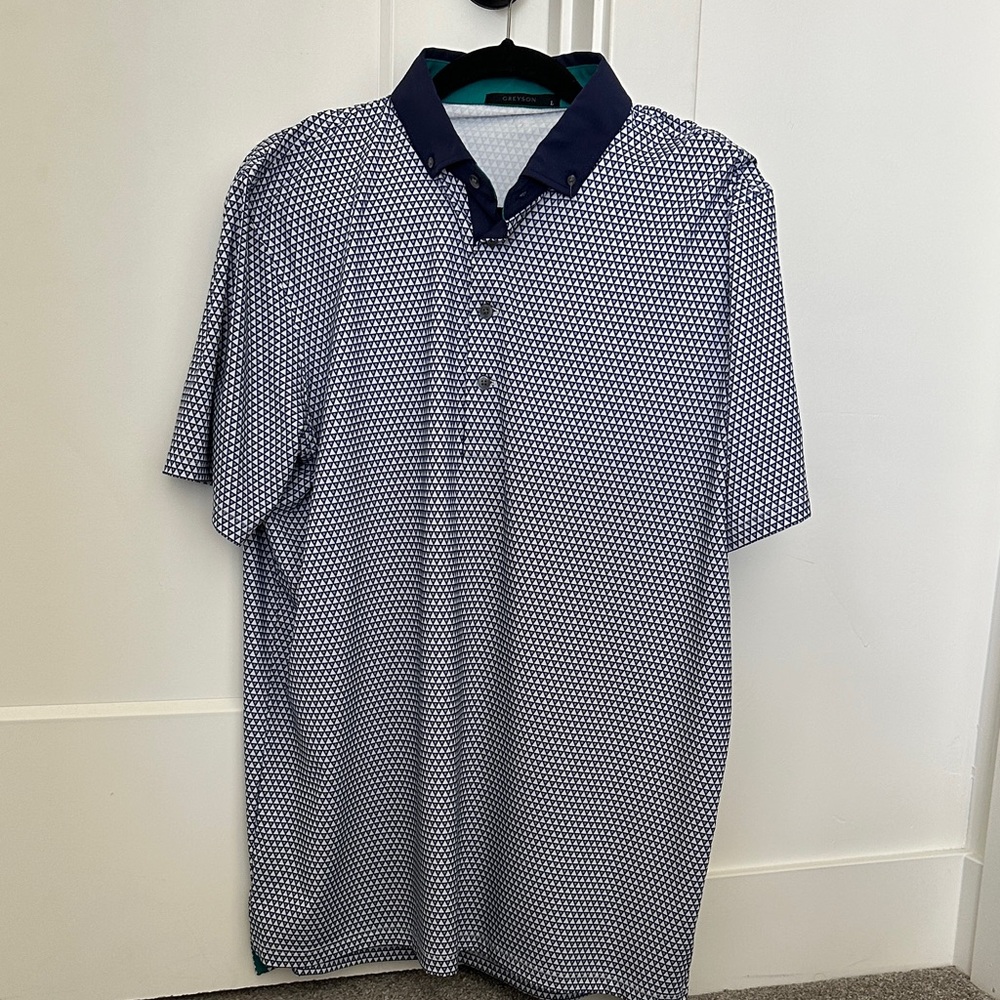 Men's Navy Greyson Polo